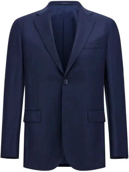 Vlněná bunda Boggi Milano modrá