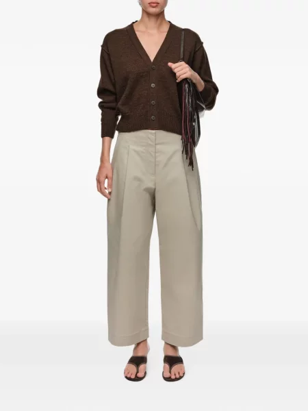 Cardigan Bimba Y Lola de lână maro