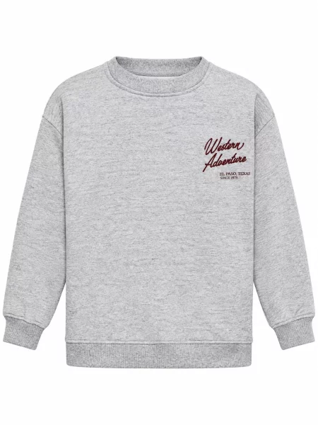 Grimelange Mikina Sweatshirts světle šedá