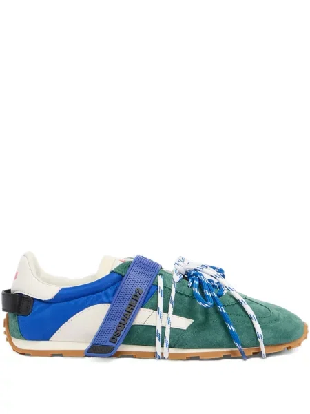 Sneakerși Dsquared2 cu bretele verde