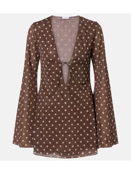 Rochie cu buline Oseree cu buline maro