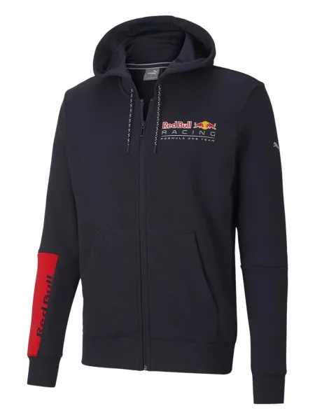 Hanorac cu glugă Puma cu imagine roșu