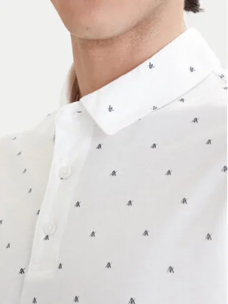 Armani Exchange Polo marškinėliai balta