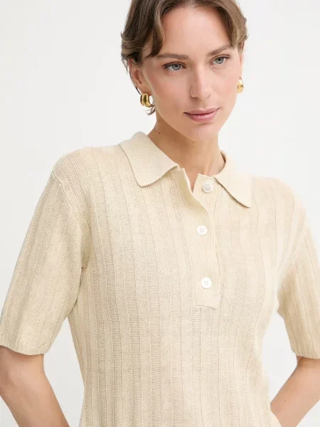 Льняное поло Mm By Max Mara