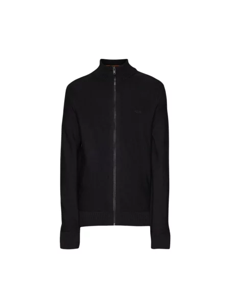 Sweter Hugo Boss wełniany czarny