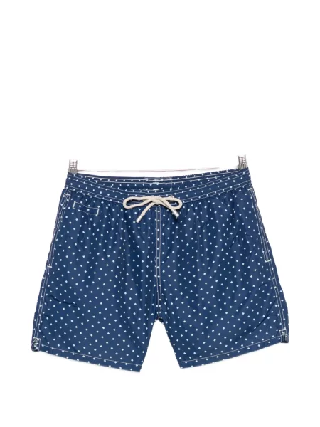 Slip de baie Mc2 Saint Barth cu imagine cu cordon albastru