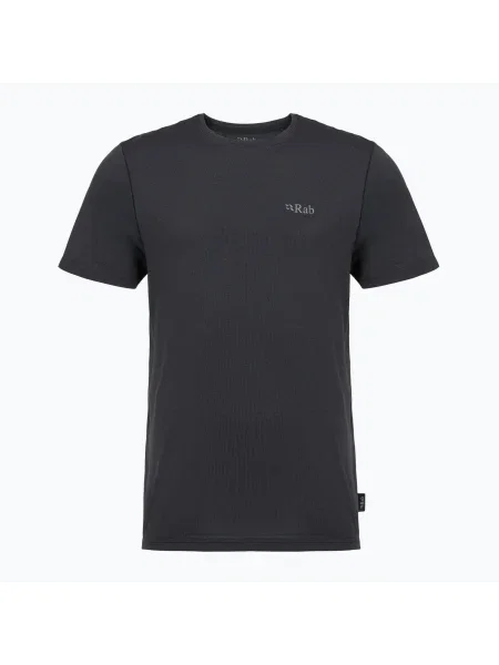 Мъжка тениска Rab Ridge Tee ebony сиво