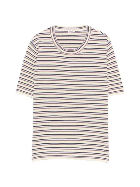 Tricou Aspesi cu dungi galben