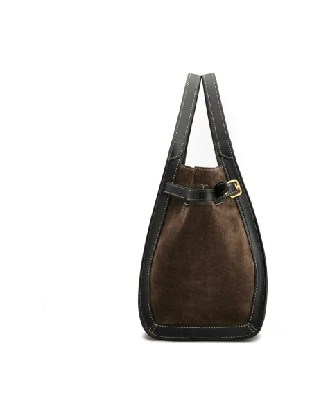 Shopperka Tod's skórzana brązowa