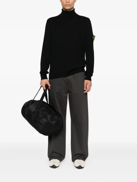 Pulover Stone Island cu strasuri negru