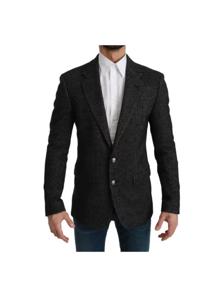 Marynarka Dolce And Gabbana wełniana szara