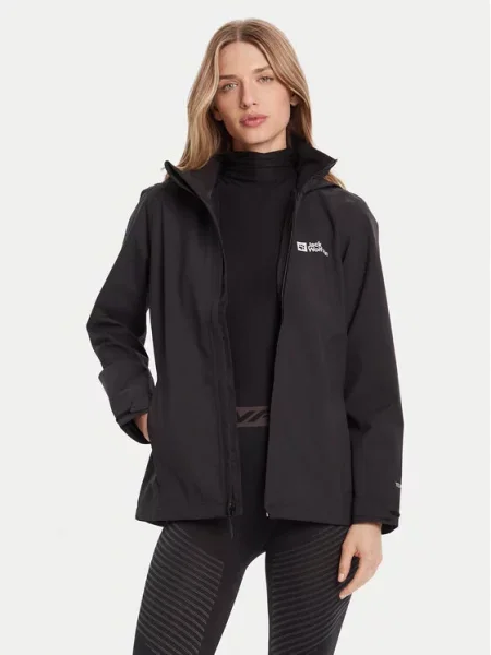Куртка Jack Wolfskin черная