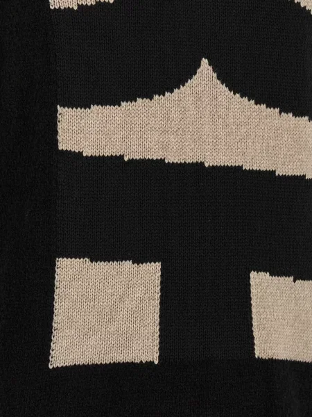 Пуловер Comme Des Garçons Shirt с кръгло деколте черно