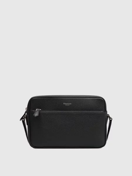 Кожаная сумка Serapian синяя