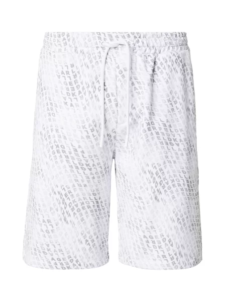 Karl Lagerfeld Pantaloni negru alb