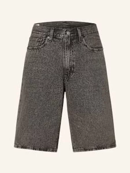 LEVI'S ® Džíny Baggy Shorts džínovina černá