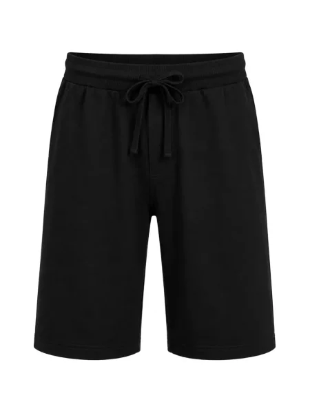 Pantaloni scurți Iceberg cu autograf cu cordon negru