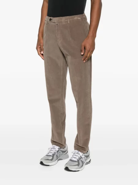 Pantaloni Briglia 1949 de catifea cord maro