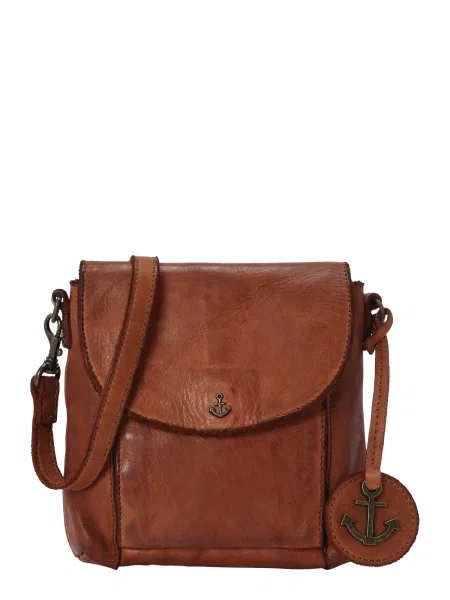 Harbour Geantă de umăr Anchor Love coniac maro