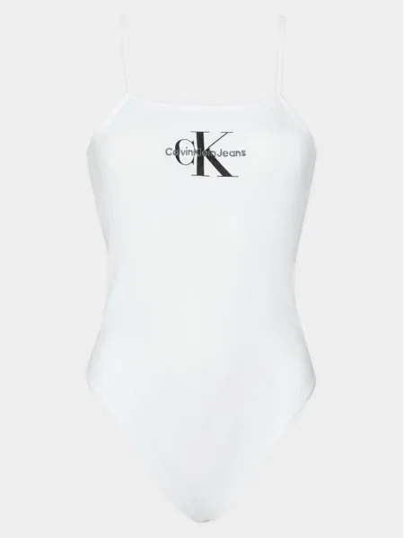 Calvin Klein Jeans Body Monologo alb