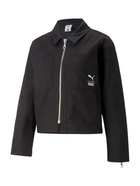 Дънково яке Puma X The Ragged Priest преходен модел с уголемена кройка черно