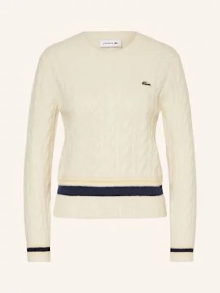 Lacoste Sweter beige beżowy