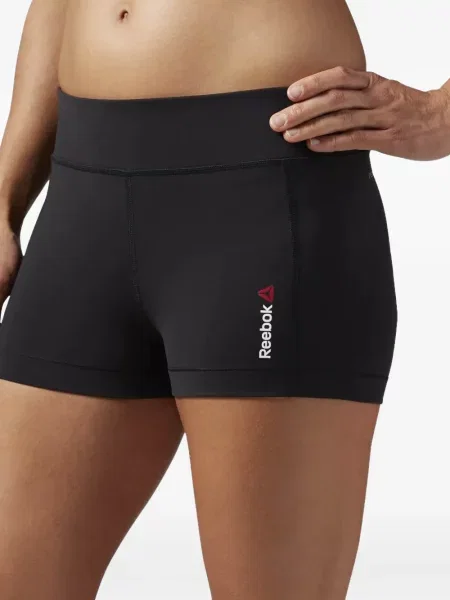 Pantaloni scurți Reebok alergare cu autograf negru