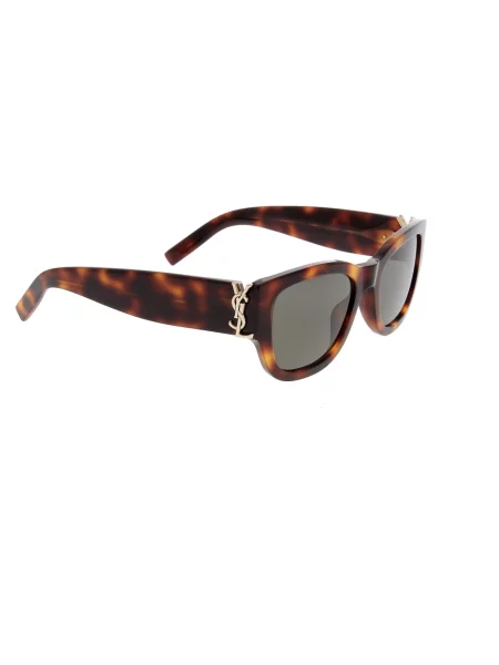 Okulary przeciwsłoneczne Saint Laurent brązowe