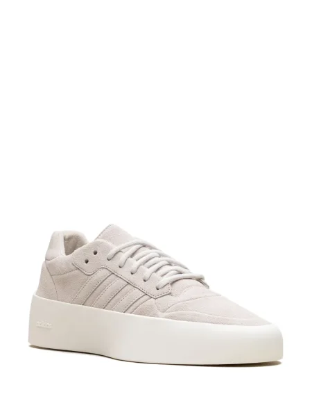 Ленени чехли Adidas бяло