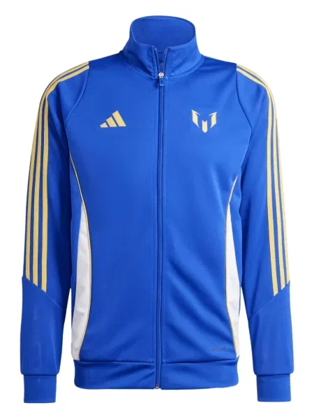 Papuci tip mules Adidas cu dungi cu imagine din jerseu albastru