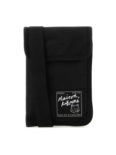 Torba crossbody Maison Kitsune czarna