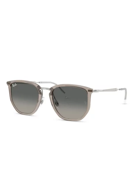 Ochelari de soare Ray-ban cu imprimeu geometric gri
