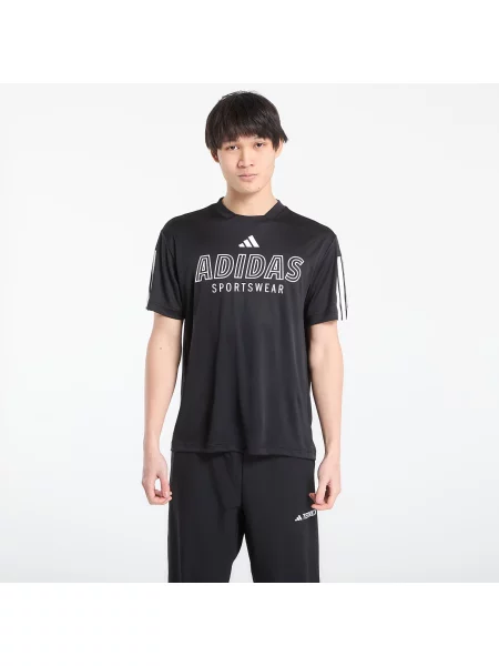Tricou adidas M Tiro Wm Tee Black/ White S negru
