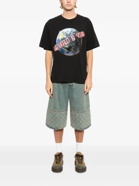 Tricou Melt cu imagine negru
