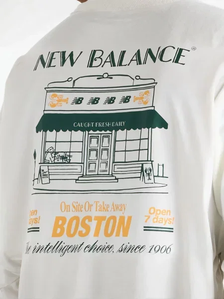 Футболка New Balance білий