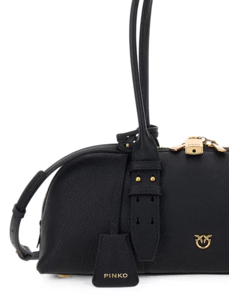 Geantă shopper Pinko din piele negru