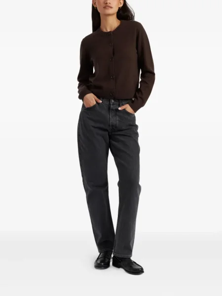 Cardigan Chinti & Parker cu decolteu rotund maro