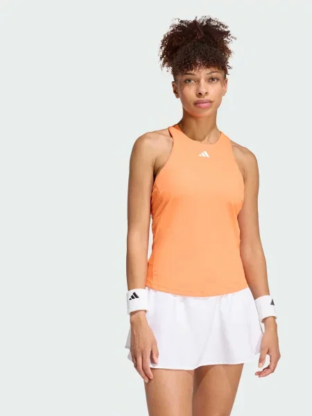 Спортивна майка adidas помаранчевий