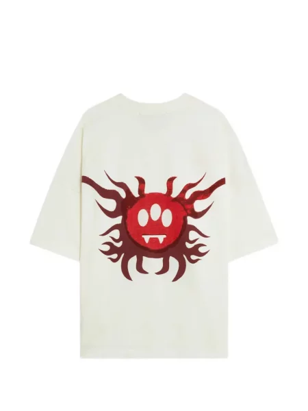 Tricou Barrow cu decolteu în V alb