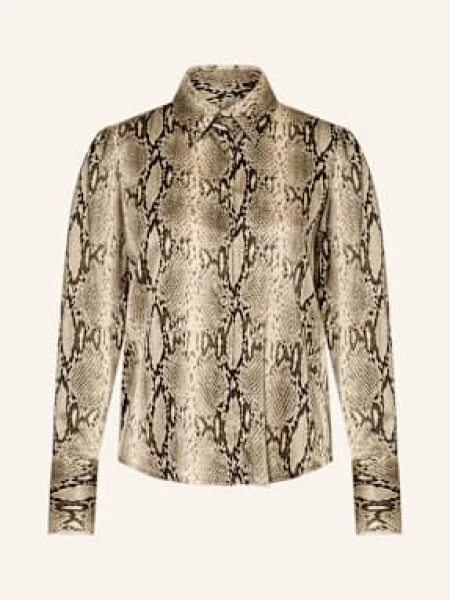 Robert Friedman Koszula Sandy Z Satyny beige beżowa