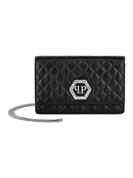 Torebka Philipp Plein skórzana czarna