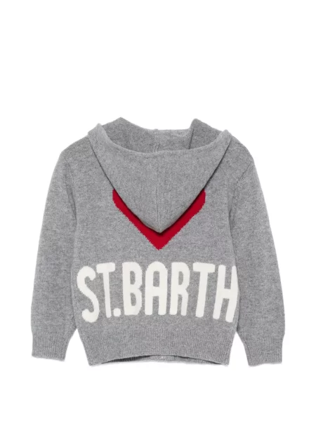 Bluza z kapturem dziecięca Mc2 Saint Barth szara