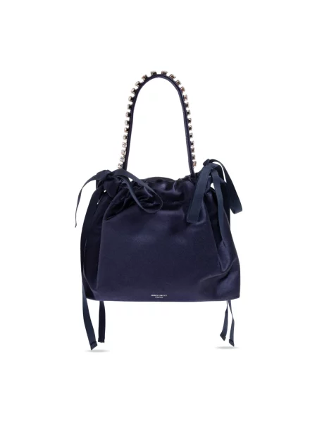 Top Jimmy Choo ze sznurkiem niebieski