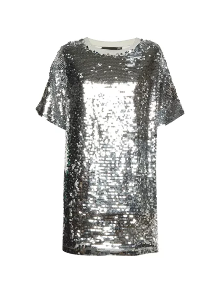 Rochie mini Love Moschino cu paiete plasă