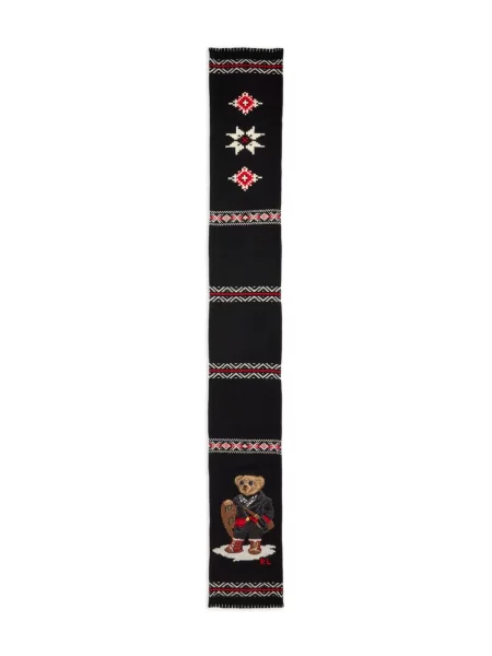 Șapcă Polo Ralph Lauren de mătase cu broderie cu dungi negru