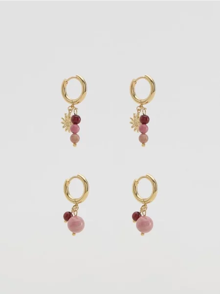 Reserved Set de cercei cu pandantive multicolor