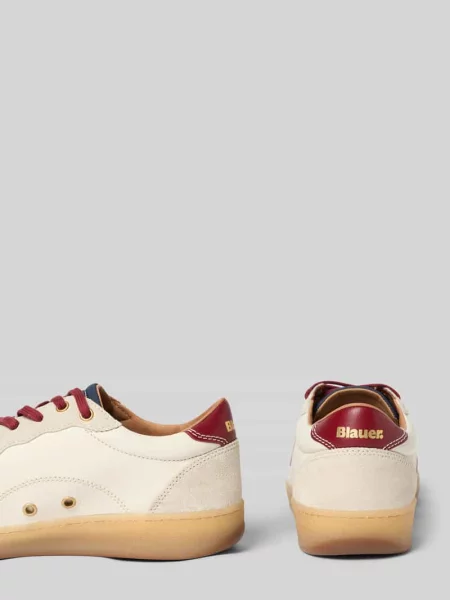 Sneakersy z naszywkami z logo model Murray' Blauer białe