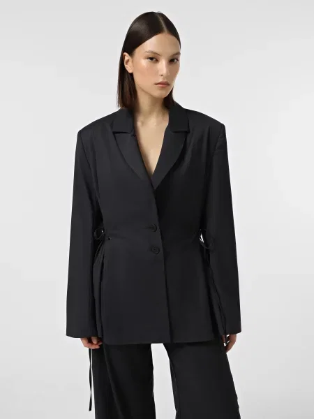 Жакет GENDERLESS x INTERTOP поліестер/віскоза сірий