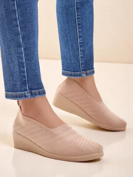 Mokasíny Resti na klínovém podpatku