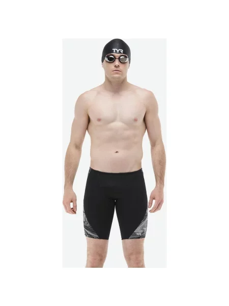 Kąpielówki TYR Durafast Elite Blade Splice Olea Jammer szary 26 czarny